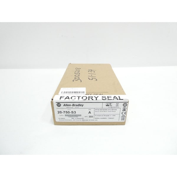 Allen Bradley POWERFLEX 750 SAFETY NETWORK CARD SER A PCB CIRCUIT BOARD 20-750-S3 - main